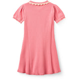COPENHAGEN COLORS Pink Comb. Knitted Peplum Dress