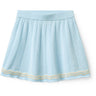 COPENHAGEN COLORS Ice Blue/Cream Comb. Knitted Tennis Skirt