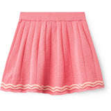 COPENHAGEN COLORS Pink/Cream Comb. Knitted Tennis Skirt