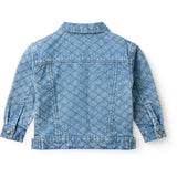 COPENHAGEN COLORS Lt. Washed Blue Quilt Organic Quilted Denim Jacket