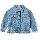 COPENHAGEN COLORS Lt. Washed Blue Quilt Organic Quilted Denim Jacket