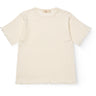 COPENHAGEN COLORS Cream Pointelle Heart T-Shirt