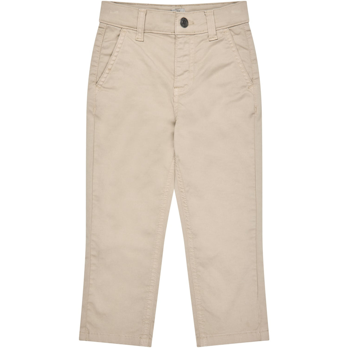 COPENHAGEN COLORS Beige Silky Twill Chinos Slim - With Stretch