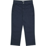 COPENHAGEN COLORS Navy Silky Twill Chinos Slim - With Stretch