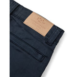COPENHAGEN COLORS Navy Silky Twill Chinos Slim - With Stretch