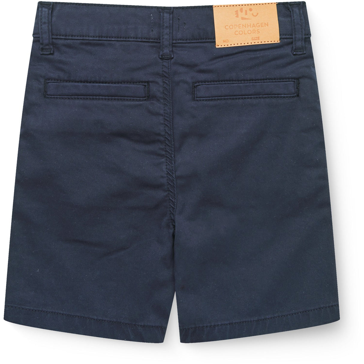 COPENHAGEN COLORS Navy Twill Shorts W. Cuff