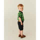 COPENHAGEN COLORS Navy Twill Shorts W. Cuff