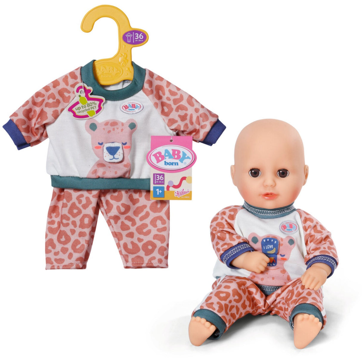 BABY Born Jogging Suit Jungle 36cm