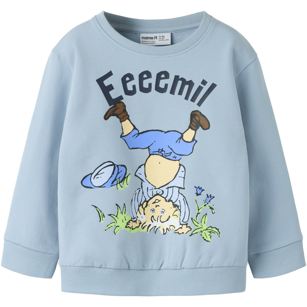Name It Blue Fog Nmmmaska Emil Nreg Sweat Unb Sky