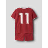 Name It True Red Nmnhiteam Shorts Set