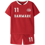Name It True Red Nmnhiteam Shorts Set