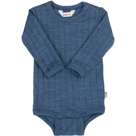 Joha Blue Melange Body M. Lange Sleeves