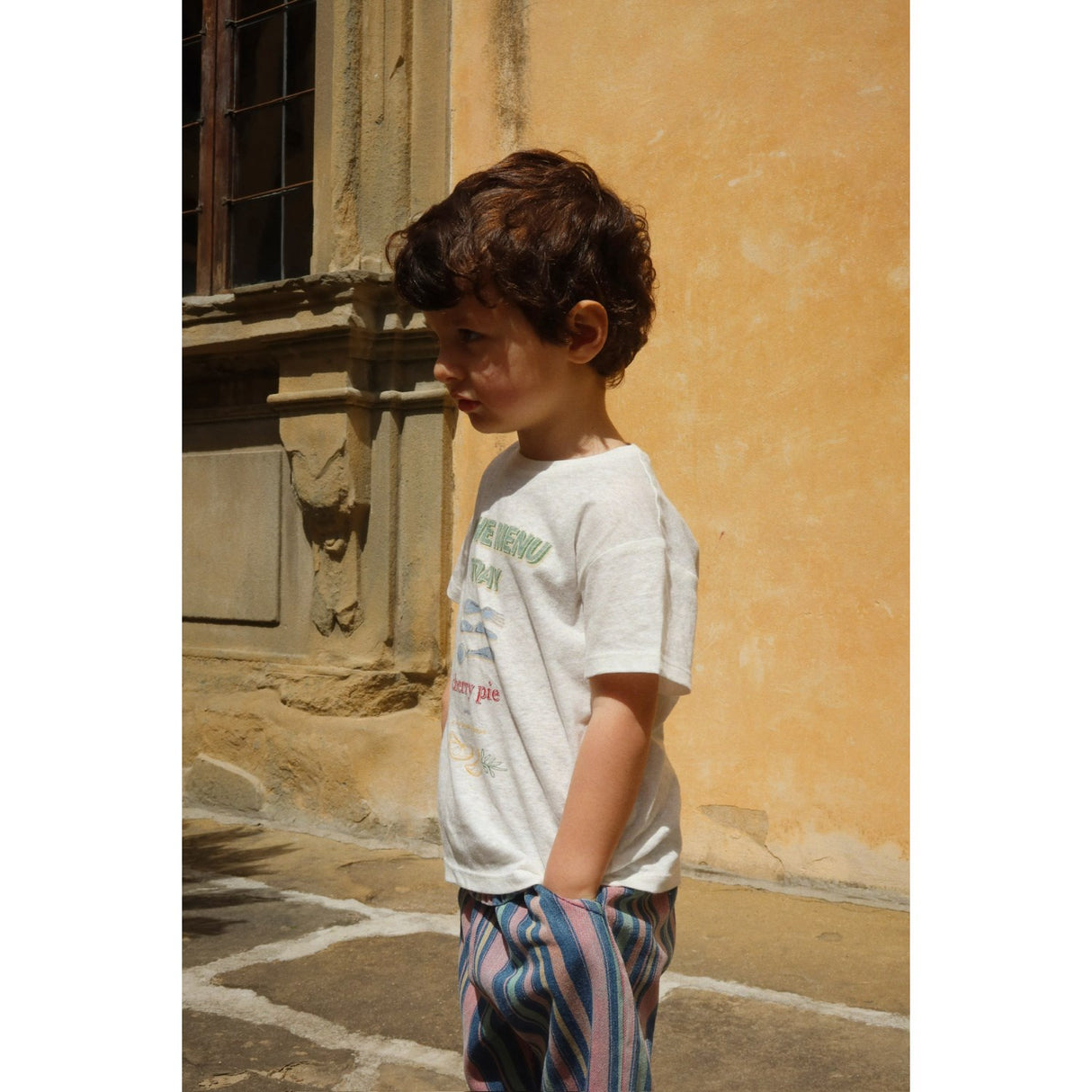 Konges Sløjd Miami Stripe Magot Frill Pants Gots