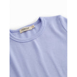 MarMar Modal Fine Rib Ice Lavender Tani Blouse