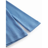 MarMar Modal Fine Rib Surf Blue Tani Blouse