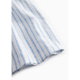 MarMar Cotton Linen Surf Blue Stripe Dhana B Dress