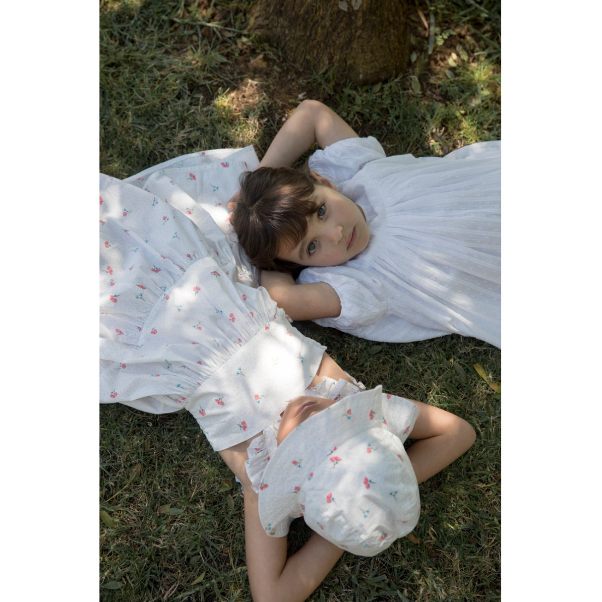 MarMar Poplin Poppy Alba Baby Long Sun Hat