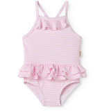 MarMar Seersucker Swim Pink Stripe Swinnie Bathing Suit