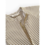 MarMar Seersucker Swim Dark Bronze Stripe Swal Suit