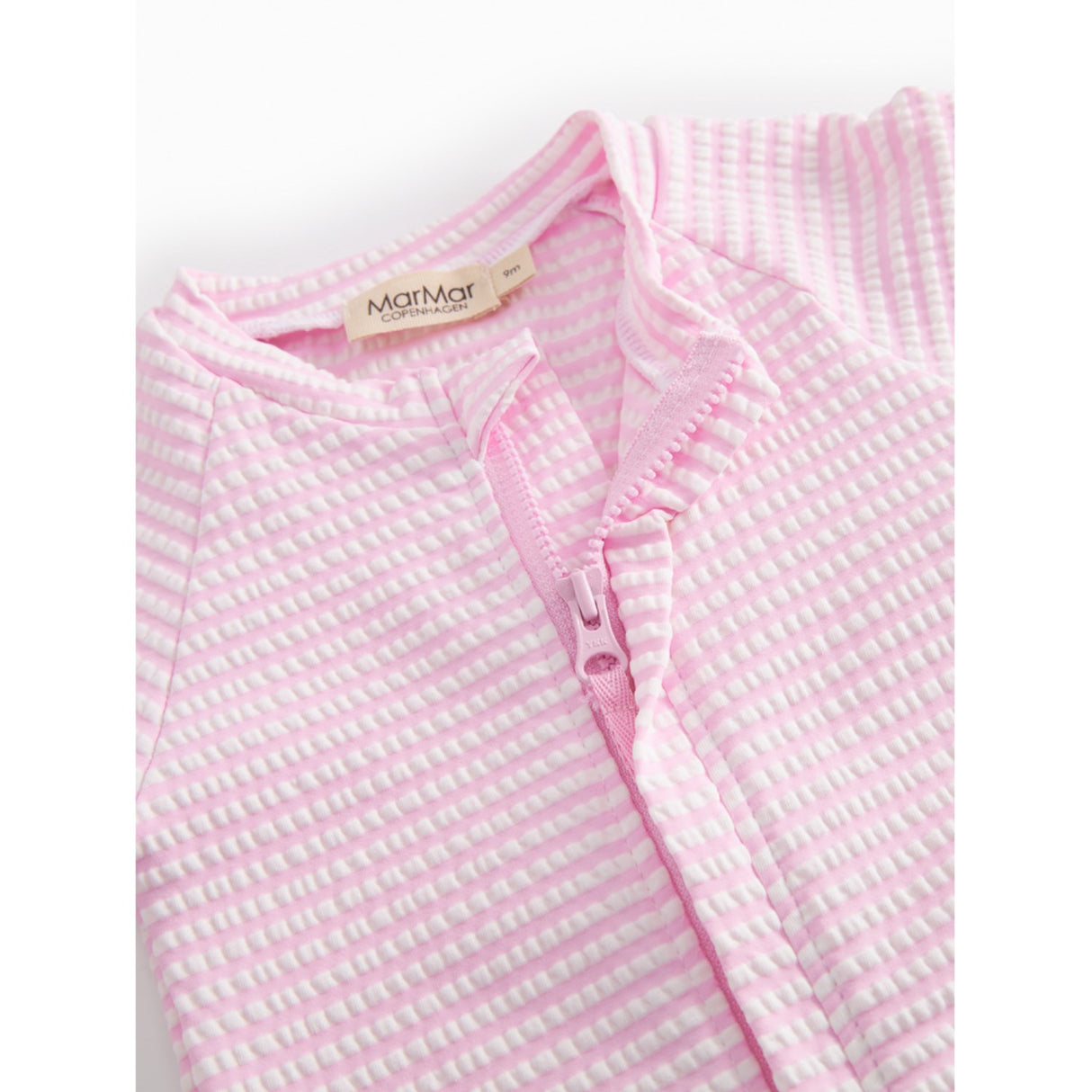MarMar Seersucker Swim Pink Stripe Swal Suit