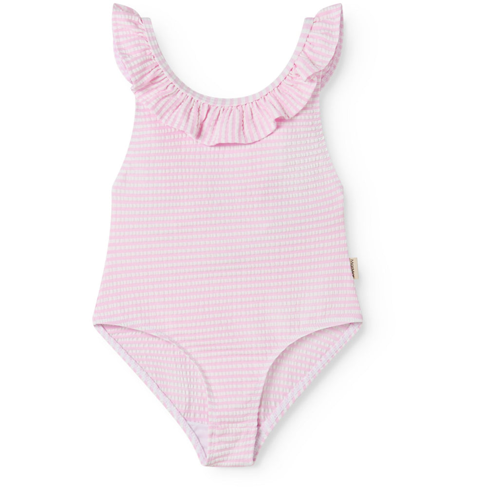 MarMar Seersucker Swim Pink Stripe Swilla Bathing Suit