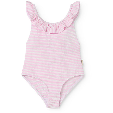 MarMar Seersucker Swim Pink Stripe Swilla Bathing Suit