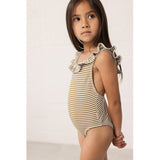 MarMar Seersucker Swim Dark Bronze Stripe Swilla Bathing Suit