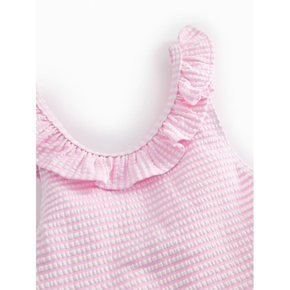 MarMar Seersucker Swim Pink Stripe Swilla Bathing Suit