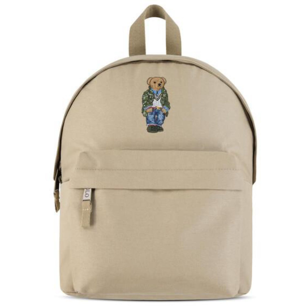 Polo Ralph Lauren Coastal Beige Canvas Bear Backpack