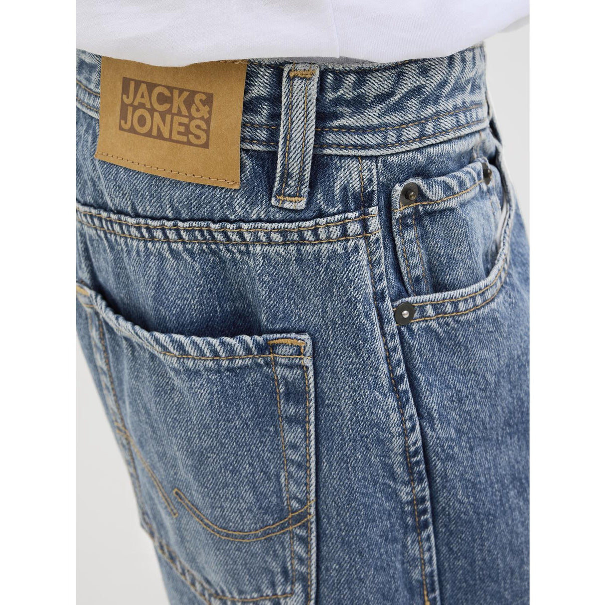 Jack & Jones Junior Blue Denim Jjialex Jjoriginal Akm 061 Noos Jnr