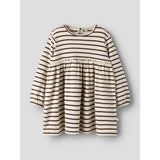 Lil'Atelier Turtledove Catawba Grape Nmflimia Ls Loose Dress Lil