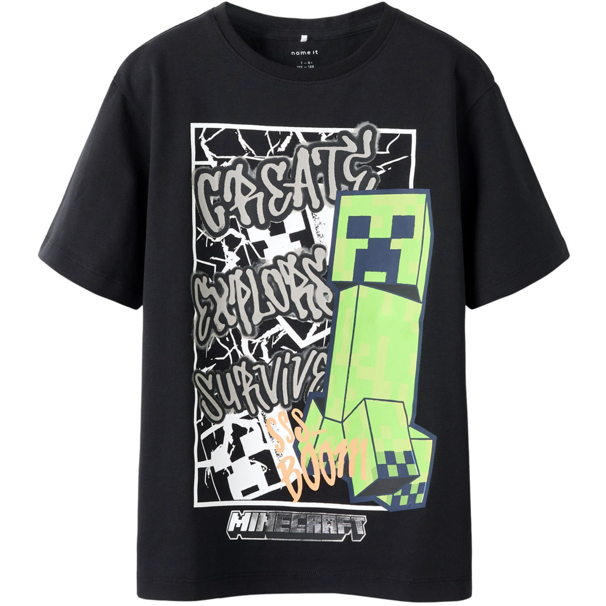 Name It Black Nkmmase Minecraft Ss Nreg Top Noos Bfu