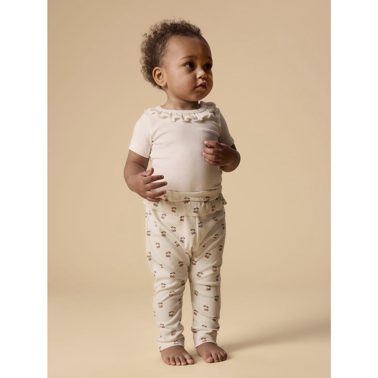 Lil'Atelier Coconut Milk Cherry Nbflayo Pants Lil