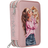 TOPModel Dots Double Pencil Case