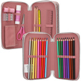 TOPModel Dots Double Pencil Case