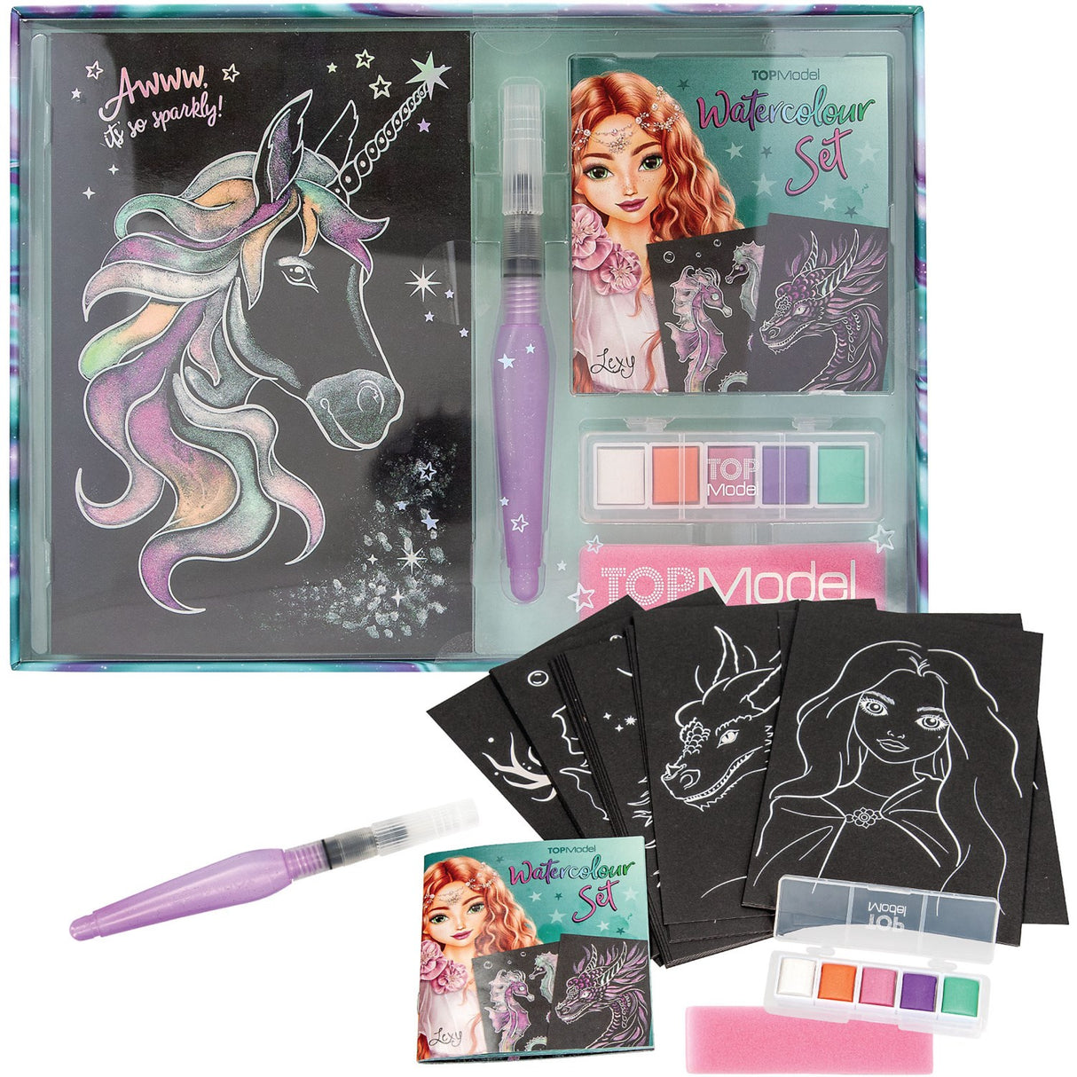 TOPModel Metallic Watercolour Set