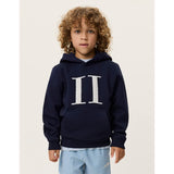 Les Deux Kids Dark Navy Encore Bouclé Hoodie