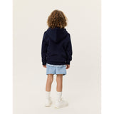 Les Deux Kids Dark Navy Encore Bouclé Hoodie