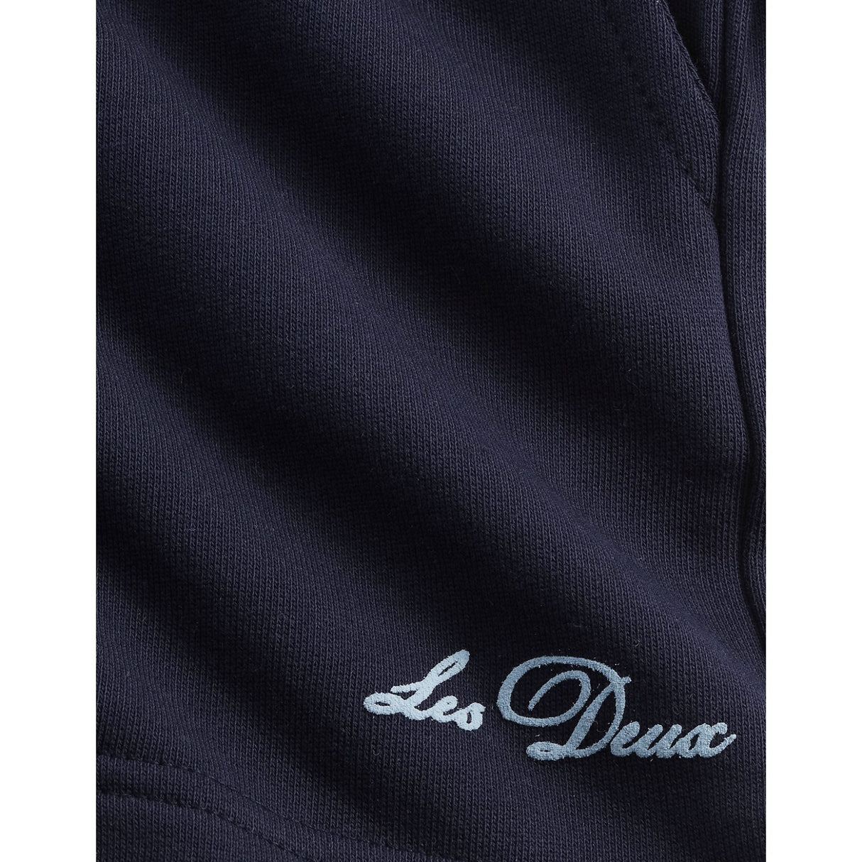 Les Deux Kids Dark Navy Globe Sweatshorts