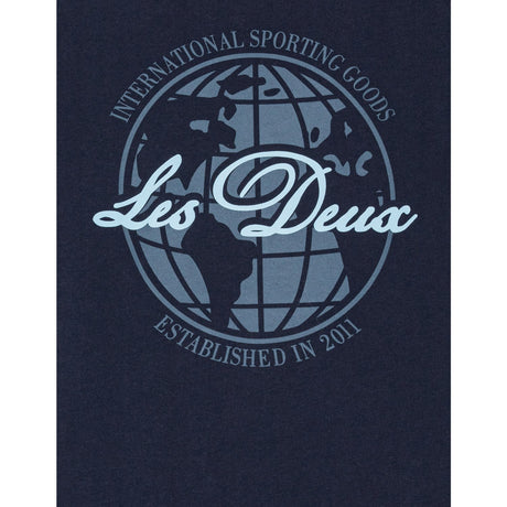 Les Deux Kids Dark Navy Globe T-Shirt