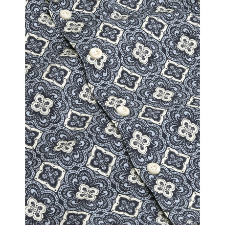 Les Deux Kids Blue Fog Lukas Arabesque AOP SS Shirt