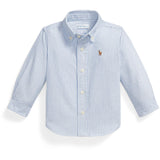 Ralph Lauren Baby Lt Blue Stripe Sport Shirt