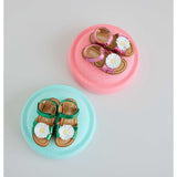 Bisgaard Pink Metallic Barefoot Oya Sandal