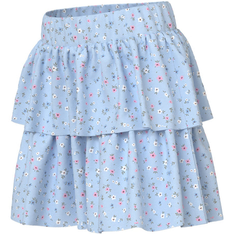 Name It Ice Water Small Floral Nkfvinaya Skirt Fff Noos
