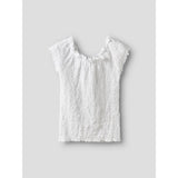 Name It Bright White Nkfhalisse Ss Top Noos