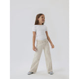 Name It Bright White Nkfnakal Ss Slim Top Noos