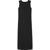 Name It Black Nkfnakal Sl Slim Maxi Dress Noos