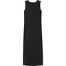 Name It Black Nkfnakal Sl Slim Maxi Dress Noos