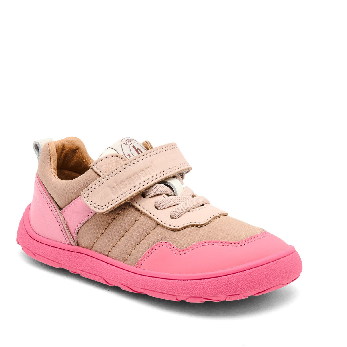 Bisgaard Pink Barefoot Baloo Velcro Shoe