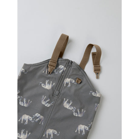 Name It Quiet Shade Elephant Nmmalfa08 Softshell Bib Pants AOP Fo